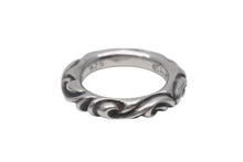 画像をギャラリービューアに読み込む, 極美品 CHROME HEARTS クロムハーツ スクロールバンドリング 重量約10.1g サイズ18号 1994/.925刻印 シルバー925 中古 4c076116