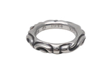 画像をギャラリービューアに読み込む, 極美品 CHROME HEARTS クロムハーツ スクロールバンドリング 重量約10.1g サイズ18号 1994/.925刻印 シルバー925 中古 4c076116