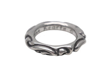 画像をギャラリービューアに読み込む, 極美品 CHROME HEARTS クロムハーツ スクロールバンドリング 重量約10.1g サイズ18号 1994/.925刻印 シルバー925 中古 4c076116