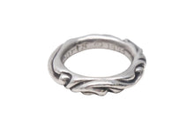 画像をギャラリービューアに読み込む, CHROME HEARTS クロムハーツ スクロールバンドリング 重量約7.4g サイズ12号 1994/.925刻印 シルバー925 美品 中古 4c076117
