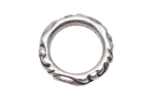 画像をギャラリービューアに読み込む, CHROME HEARTS クロムハーツ スクロールバンドリング 重量約7.4g サイズ12号 1994/.925刻印 シルバー925 美品 中古 4c076117