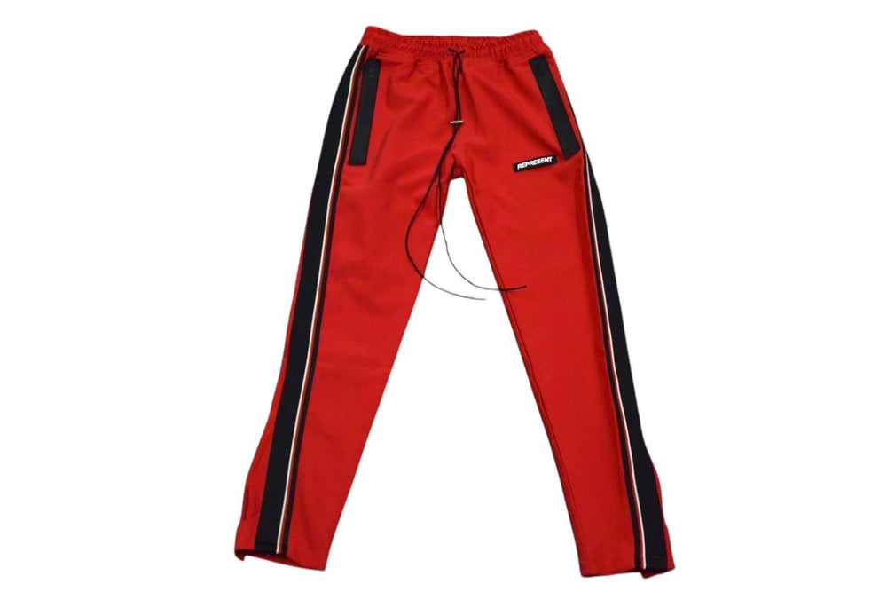 REPRESENT Track Pants Shell Polyester Made in England Red Size L Good Condition Used 4c0747742