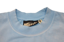 画像をギャラリービューアに読み込む, 新品未使用 HELLSTAR ヘルスター Box Logo ボックスロゴ 半袖Tシャツ ロゴ A3D179BB コットン ブルー サイズS 中古 4c076153