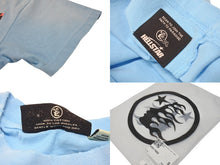 画像をギャラリービューアに読み込む, 新品未使用 HELLSTAR ヘルスター Box Logo ボックスロゴ 半袖Tシャツ ロゴ A3D179BB コットン ブルー サイズS 中古 4c076153