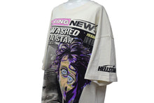 画像をギャラリービューアに読み込む, 新品未使用 HELLSTAR ヘルスター Breaking News Tシャツ ホワイト系 ブレイキング ニュース プリント 833415FD サイズXL 中古 4c076159