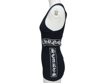 画像をギャラリービューアに読み込む, CHROME HEARTS クロムハーツ タンクトップ サイズM CHプラス FUCK YOU プリント ブラック ホワイト コットン 美品 中古 4c076173