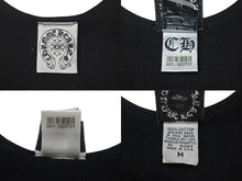 画像をギャラリービューアに読み込む, CHROME HEARTS クロムハーツ タンクトップ サイズM CHプラス FUCK YOU プリント ブラック ホワイト コットン 美品 中古 4c076173