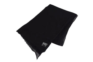クロムハーツ　スカーフ　ブラック美品 CHROME HEARTS（クロムハーツ） SCARF CH PLUS スカーフ CHプラス 額縁
