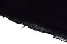 画像をギャラリービューアに読み込む, CHROME HEARTS クロムハーツ カシミヤ 大判ストール スカーフ ショール ブラック CHロゴ 刺繍 美品 中古 4c076174