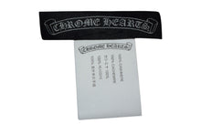 画像をギャラリービューアに読み込む, CHROME HEARTS クロムハーツ カシミヤ 大判ストール スカーフ ショール ブラック CHロゴ 刺繍 美品 中古 4c076174