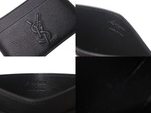 Load image into Gallery viewer, 極美品 YVES SAINT LAURENT イヴサンローラン カードケース パスケース GRZ568986Y YSLロゴ レザー ブラック 中古 4c076183