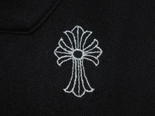画像をギャラリービューアに読み込む, CHROME HEARTS クロムハーツ YNOT ワイノット ロゴ刺繍 スウェットパンツ アメリカ製 コットン ブラック サイズL 美品 中古 4c076184