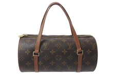 Load image into Gallery viewer, LOUIS VUITTON ルイヴィトン パピヨン26 ハンドバッグ M51386 モノグラム ブラウン ゴールド金具 美品 中古 4c076211