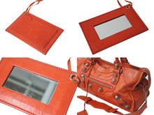 画像をギャラリービューアに読み込む, BALENCIAGA バレンシアガ ザジャイアントパートタイム エディターズバック 2WAYバッグ 173082 レッド シルバー金具 美品 中古 4c076212