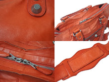 画像をギャラリービューアに読み込む, BALENCIAGA バレンシアガ ザジャイアントパートタイム エディターズバック 2WAYバッグ 173082 レッド シルバー金具 美品 中古 4c076212