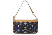 画像をギャラリービューアに読み込む, 極美品 LOUISVUITTON ルイヴィトン ポシェット アクセソワール アクセサリーポーチ M92648 モノグラム マルチカラー 村上隆 中古 4c076213