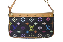 画像をギャラリービューアに読み込む, 極美品 LOUISVUITTON ルイヴィトン ポシェット アクセソワール アクセサリーポーチ M92648 モノグラム マルチカラー 村上隆 中古 4c076213