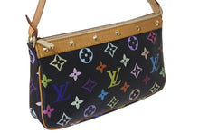 画像をギャラリービューアに読み込む, 極美品 LOUISVUITTON ルイヴィトン ポシェット アクセソワール アクセサリーポーチ M92648 モノグラム マルチカラー 村上隆 中古 4c076213