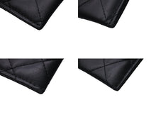 Load image into Gallery viewer, CHANEL シャネル ラムスキン タイムクラシック マトラッセ カードケース ブラック シルバー金具 28番台 美品 中古 4c076221