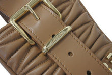 Load image into Gallery viewer, 極美品 MIUMIU ミュウミュウ マテラッセ クラッチバッグ セカンドバッグ 5BF122 キルティング ロゴ金具 ブラウン 中古 4c076226