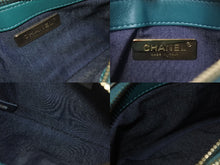 Load image into Gallery viewer, 極美品 CHANEL シャネル ウエストポーチ ウエストバッグ ベルトバッグ 27番台 ココマーク ラムスキン ブルー ゴールド金具 中古 4c076227
