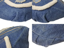 Load image into Gallery viewer, CHANEL シャネル デニムウエストポーチ ココチャーム ココマーク 28番台 インディゴブルー ゴールド金具 美品 中古 4c076229