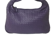 画像をギャラリービューアに読み込む, BOTTEGA VENETA ボッテガヴェネタ ホーボー イントレチャート ワンショルダーバッグ 115653 パープル 美品 中古 4c076249