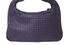 画像をギャラリービューアに読み込む, BOTTEGA VENETA ボッテガヴェネタ ホーボー イントレチャート ワンショルダーバッグ 115653 パープル 美品 中古 4c076249