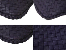 画像をギャラリービューアに読み込む, BOTTEGA VENETA ボッテガヴェネタ ホーボー イントレチャート ワンショルダーバッグ 115653 パープル 美品 中古 4c076249