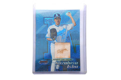 Very Good Condition Kazuhisa Ishii Los Angeles Dodgers 2002 Card Bat AUTHENTIC GAME-USED BAT Blue Used 4c076259