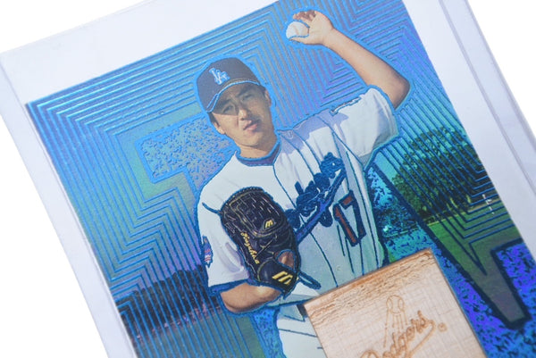 Very Good Condition Kazuhisa Ishii Los Angeles Dodgers 2002 Card Bat AUTHENTIC GAME-USED BAT Blue Used 4c076259