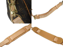 画像をギャラリービューアに読み込む, LOUIS VUITTON ルイヴィトン ボストンバッグ M41418 キーポルバンドリエール45 ブラウン PVC ヌメ革 ゴールド金具 良品 中古 4c076268