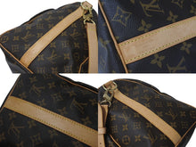 画像をギャラリービューアに読み込む, LOUIS VUITTON ルイヴィトン ボストンバッグ M41418 キーポルバンドリエール45 ブラウン PVC ヌメ革 ゴールド金具 良品 中古 4c076268