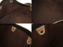画像をギャラリービューアに読み込む, LOUIS VUITTON ルイヴィトン ボストンバッグ M41418 キーポルバンドリエール45 ブラウン PVC ヌメ革 ゴールド金具 良品 中古 4c076268