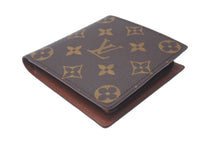 画像をギャラリービューアに読み込む, LOUIS VUITTON ルイヴィトン ポルトフォイユ マルコ 二つ折り財布 M61675 モノグラム ブラウン ゴールド金具 良品 中古 4c076281