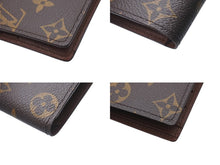 画像をギャラリービューアに読み込む, LOUIS VUITTON ルイヴィトン ポルトフォイユ マルコ 二つ折り財布 M61675 モノグラム ブラウン ゴールド金具 良品 中古 4c076281