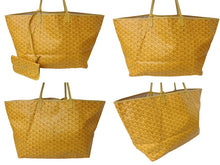 Load image into Gallery viewer, GOYARD ゴヤール サンルイGM バッグ トートバッグ STLOUIGMLTY08CL08P PVC レザー イエロー シルバー金具 良品 中古 4c076283