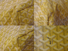 Load image into Gallery viewer, GOYARD ゴヤール サンルイGM バッグ トートバッグ STLOUIGMLTY08CL08P PVC レザー イエロー シルバー金具 良品 中古 4c076283