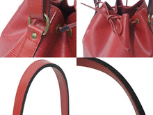 画像をギャラリービューアに読み込む, LOUIS VUITTON ルイヴィトン プチノエ ショルダーバッグ M44107 レッド エピレザー ゴールド金具 良品 中古 4c076288