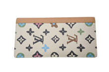 画像をギャラリービューアに読み込む, LOUIS VUITTON ルイヴィトン 長財布 ポルトフォイユ ブラザNM モノグラムクラギー M83335 ベージュ マルチカラー 美品 中古 4c076292