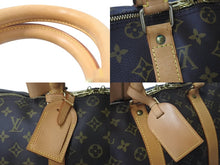 画像をギャラリービューアに読み込む, LOUIS VUITTON ルイヴィトン キーポルバンドリエール45 ボストンバッグ M41418 ブラウン ゴールド金具 美品 中古 4c076295