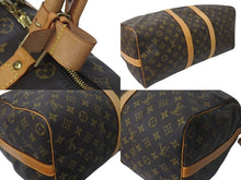 画像をギャラリービューアに読み込む, LOUIS VUITTON ルイヴィトン キーポルバンドリエール45 ボストンバッグ M41418 ブラウン ゴールド金具 美品 中古 4c076295