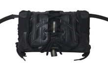 画像をギャラリービューアに読み込む, BALENCIAGA バレンシアガ スニーカーヘッドフォンホルダー ショルダーバッグ ファブリック ブラック 美品 中古 4c076301