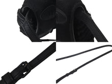 画像をギャラリービューアに読み込む, BALENCIAGA バレンシアガ スニーカーヘッドフォンホルダー ショルダーバッグ ファブリック ブラック 美品 中古 4c076301