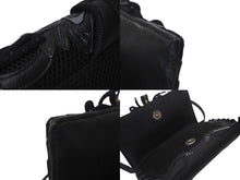 画像をギャラリービューアに読み込む, BALENCIAGA バレンシアガ スニーカーヘッドフォンホルダー ショルダーバッグ ファブリック ブラック 美品 中古 4c076301