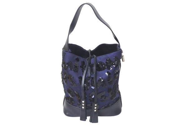 LOUIS VUITTON Spotlight PM Handbag Shoulder Bag M94601 Midnight Blue Silver Good Condition Used 4c076303