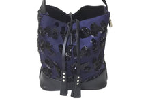 Load image into Gallery viewer, LOUIS VUITTON ルイヴィトン スポットライトPM ハンドバッグ ショルダーバッグ M94601 ミッドナイトブルー シルバー 美品 中古 4c076303