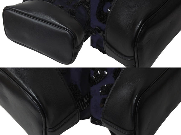 LOUIS VUITTON Spotlight PM Handbag Shoulder Bag M94601 Midnight Blue Silver Good Condition Used 4c076303