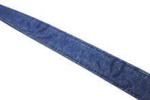 Load image into Gallery viewer, 極美品 CHANEL シャネル ショルダーストラップ ココマーク ロゴ デニム ブルー シルバー金具 中古 4c076315