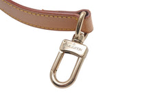 Load image into Gallery viewer, LOUISVUITTON ルイヴィトン キーポル 替えショルダーストラップ ヌメ革 ブラウン ゴールド金具 美品 中古 4c076311
